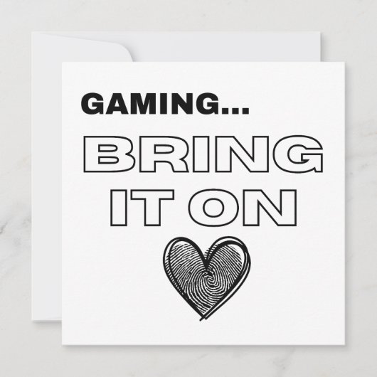 The Gamer Card (Voorkant)