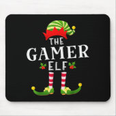 The Gamer Elf Christmas Matching Pajama Muismat (Voorkant)