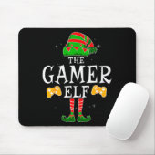 The Gamer Elf Group Matching Family Christmas Holi Muismat (Met muis)
