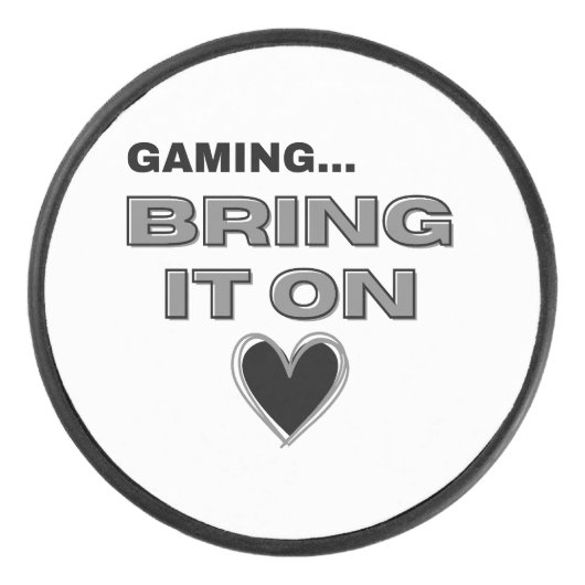 The Gamer  Hockey Puck (Voorkant)