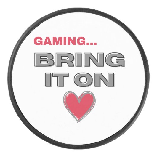 The Gamer  Hockey Puck (Voorkant)