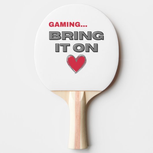 The Gamer Ping Pong Paddle Tafeltennisbatje (Voorkant)