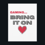 The Gamer Postcard  Briefkaart<br><div class="desc">The Gamer - Postcard
Share the love for the game!</div>