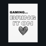 The Gamer Postcard Briefkaart<br><div class="desc">The Gamer - Postcard
Share the love for the game!</div>