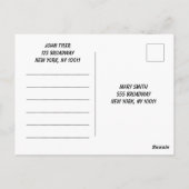 The Gamer Postcard Briefkaart (Achterkant)