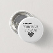 The Gamer  Ronde Button 3,2 Cm (Voorkant /achterkant)