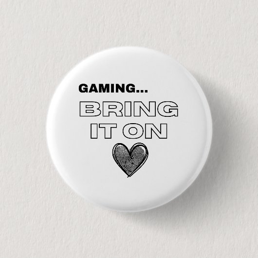 The Gamer  Ronde Button 3,2 Cm (Voorkant)
