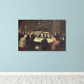 The Gaming Room at the Casino, 1889 Canvas Afdruk (Insitu (Houten vloer))
