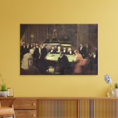 The Gaming Room at the Casino, 1889 Canvas Afdruk (Insitu (Woonkamer))