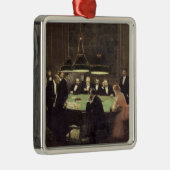 The Gaming Room at the Casino, 1889 Metalen Ornament (Rechts)