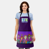 The Gang Is Here Apron Schort (Gedragen)