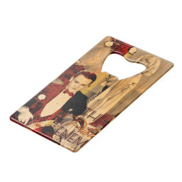 The Gangster's Blonde Girl Creditkaart Flessenopener