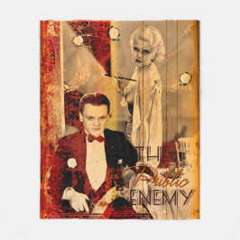 The Gangster's Blonde Girl Fleece Deken