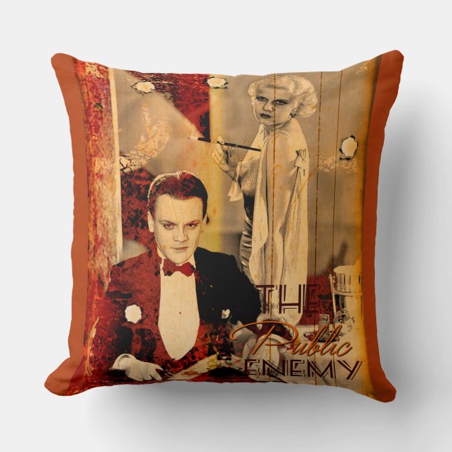 The Gangster's Blonde Girl Kussen (Voorkant)