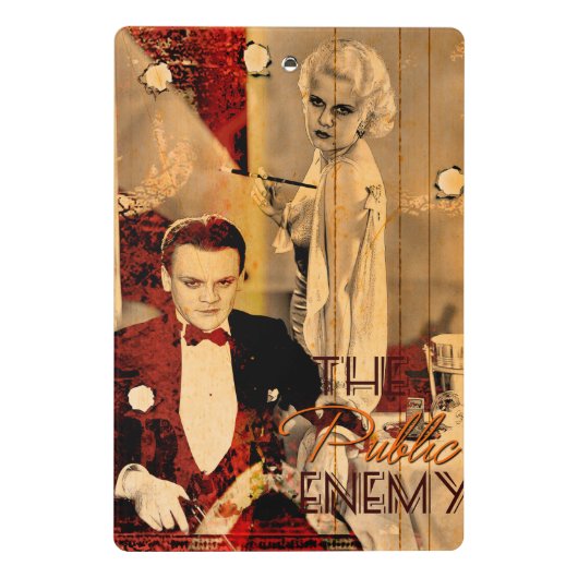 The Gangster's Blonde Girl Mini Klembord (Achterkant)