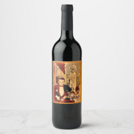 The Gangster's Blonde Girl Wijn Etiket