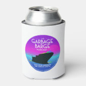 The Garbage Barge Podcast Logo Beer/Can Coozy! Blikjeskoeler (Blikje Voorkant)