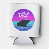 The Garbage Barge Podcast Logo Beer/Can Coozy! Blikjeskoeler (Voorkant)