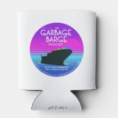The Garbage Barge Podcast Logo Beer/Can Coozy! Blikjeskoeler (Achterkant)