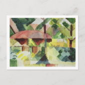 The Garden, 1914 (m/c op papier) Briefkaart (Voorkant)