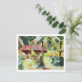 The Garden, 1914 (m/c op papier) Briefkaart (Staand voorkant)