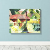 The Garden, 1914 (m/c op papier) Canvas Afdruk (Insitu (Houten vloer))