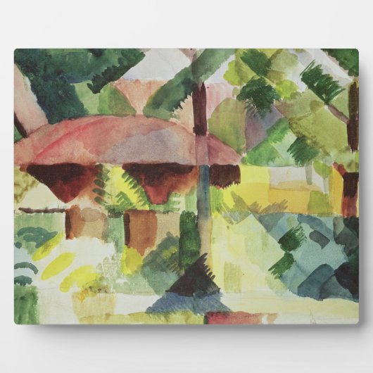 The Garden, 1914 (m/c op papier) Fotoplaat (Voorkant)