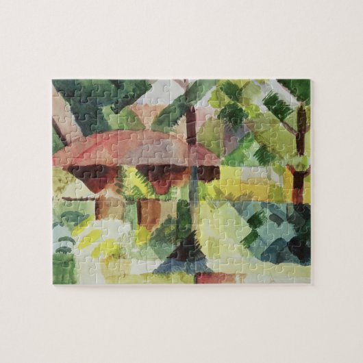The Garden, 1914 (m/c op papier) Legpuzzel (Horizontaal)