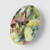 The Garden, 1914 (m/c op papier) Ronde Klok (Hoek)