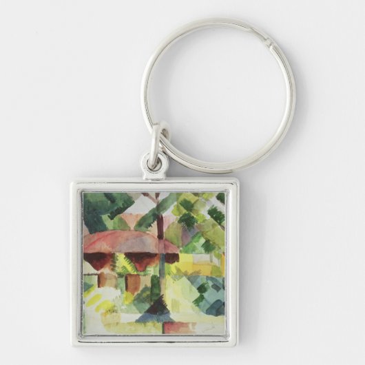 The Garden, 1914 (m/c op papier) Sleutelhanger (Voorkant)