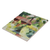 The Garden, 1914 (m/c op papier) Tegeltje (Zijkant)