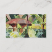 The Garden, 1914 (m/c op papier) Visitekaartje (Achterkant)