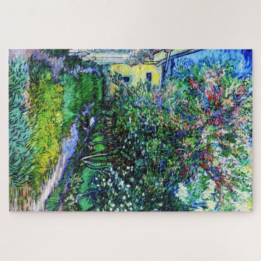 The Garden at the Asylum at Saint-Rémy, Van Gogh Legpuzzel (Horizontaal)
