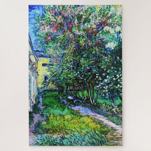 The Garden at the Asylum at Saint-Rémy, Van Gogh Legpuzzel (Verticaal)