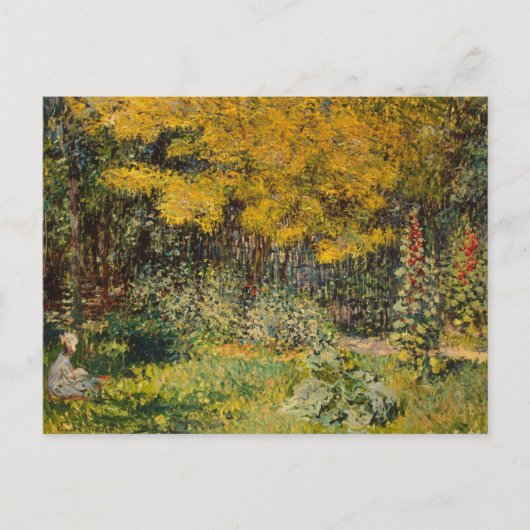 The Garden by Claude Monet Briefkaart (Voorkant)