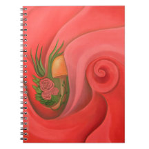 "The Garden in the Roos" Blank gelinkt notebook