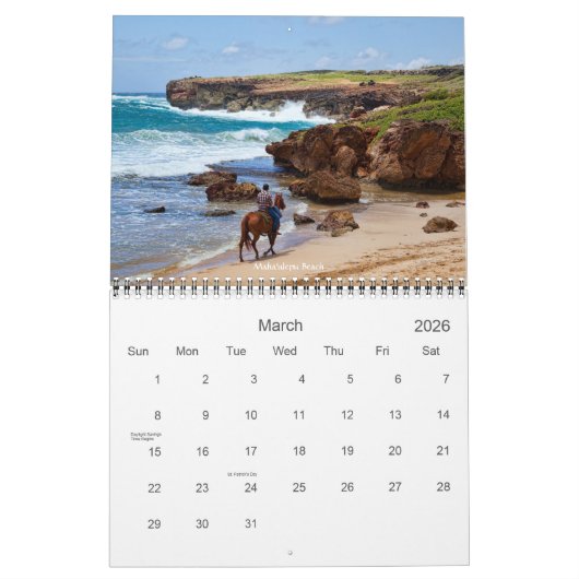 The Garden Island, Kauai Kalender (Mar 2026)