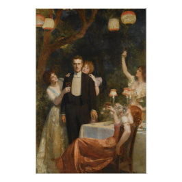 The Garden of Armida (by John Collier) Perfect Poster