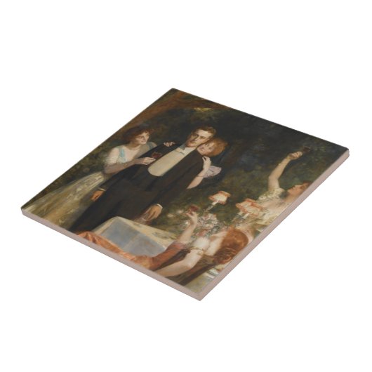 The Garden of Armida (by John Collier) Tegeltje (Zijkant)