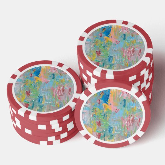 The Garden of Delight Poster  Poker Chips (Opstapeling)