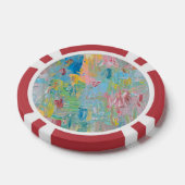 The Garden of Delight Poster  Poker Chips (Enkel)