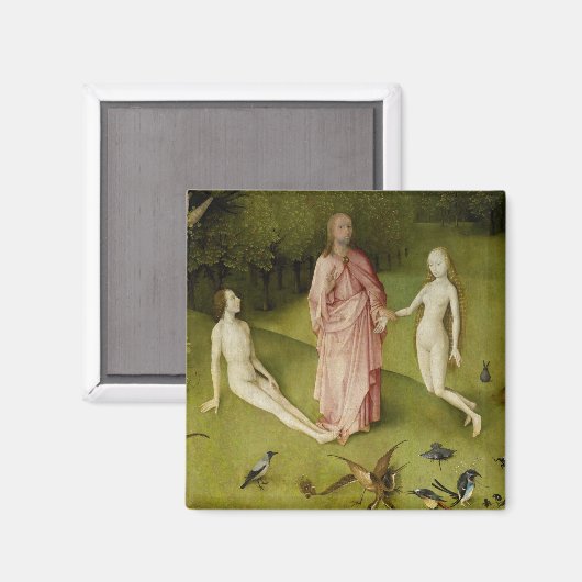 The Garden of Earthly Delights Fifteenth Century Magneet (Voorkant / Achterkant)