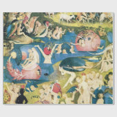 The Garden Of Earthly Delights Hieronymus Bosch Cadeaupapier (Vlak)