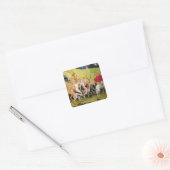 The Garden of Earthly Delights Vierkante Sticker (Envelop)