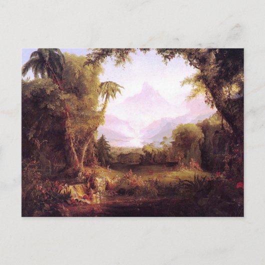 The Garden of Eden by Thomas Cole Briefkaart (Voorkant)