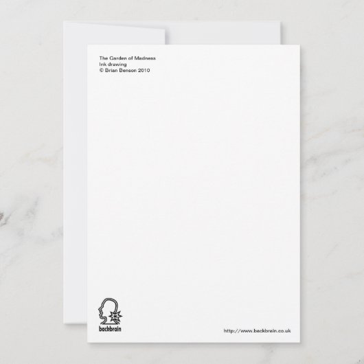 The Garden of Madness van Brian Benson (Achterkant)