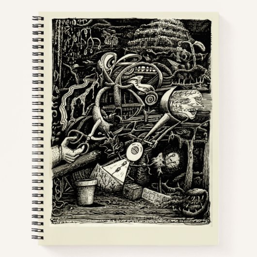 The Garden of Madness van Brian Benson Notitieboek (Voorkant)