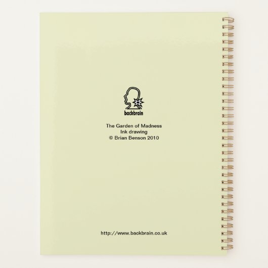 The Garden of Madness van Brian Benson Planner (Achterkant)