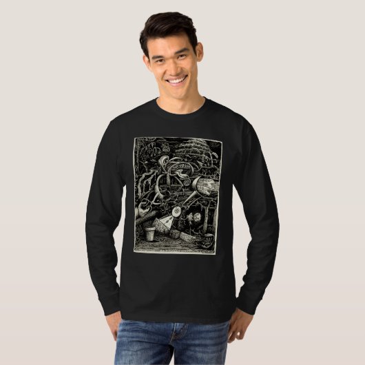 The Garden of Madness van Brian Benson T-shirt (Voorkant volledig)