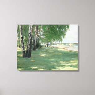 The Garden of the Artist in Wannsee, 1918 Canvas Afdruk